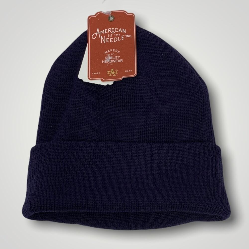 American Needle Knit Beanie in Navy NEW
